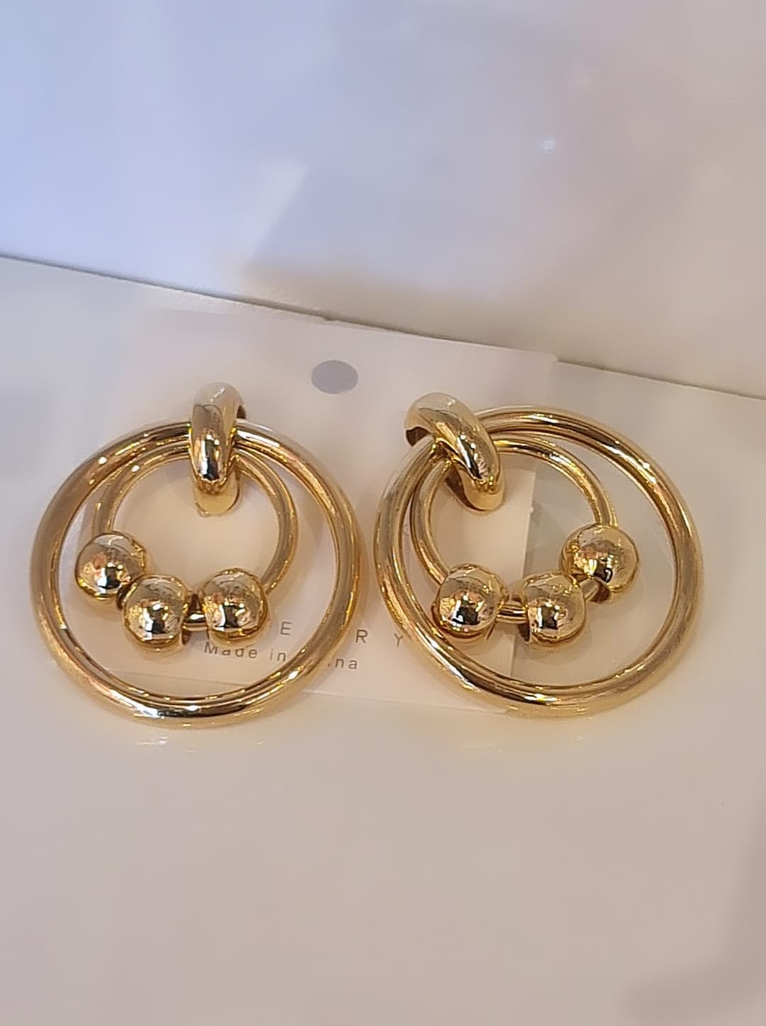 Gold toplu küpe
