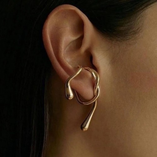 tasarım gold eaurcuff küpe